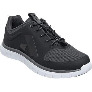 Anodyne Womens No. 23 Sport Runner Sneakers US 5.5 Wide Black White Athletic EUC